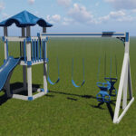 Thumbnail of http://Blue%20Boulder%2044%20Vinyl%20Playset%20for%20Sale