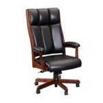 Thumbnail of http://Office%20chair%20with%20leather%20back%20for%20sale